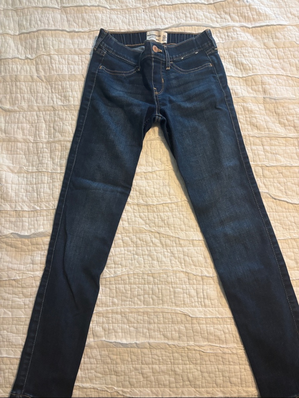 abercrombie kids Dark Blue Skinny Jeans